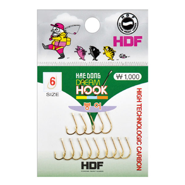 해동 붕어바늘(금) HH-384 민물바늘