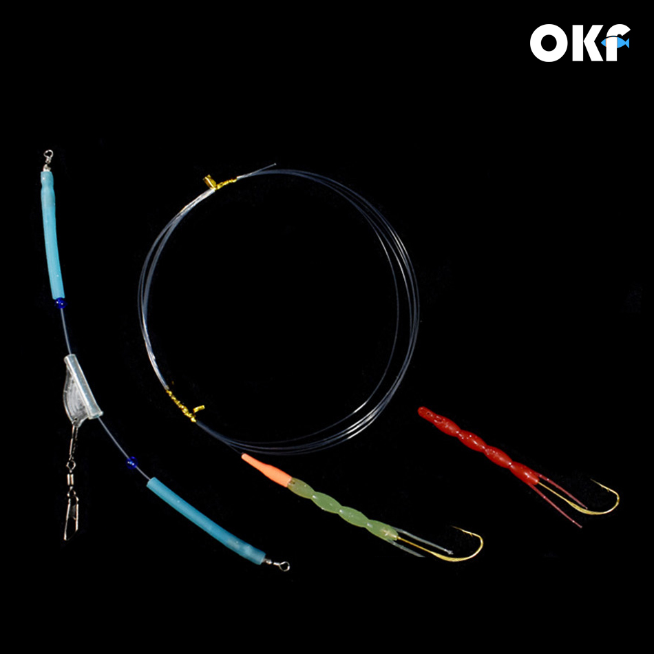 OK피싱 OKF-123 원터치홀더 오모리채비+도깨비인서트훅 간편쌍바늘세트