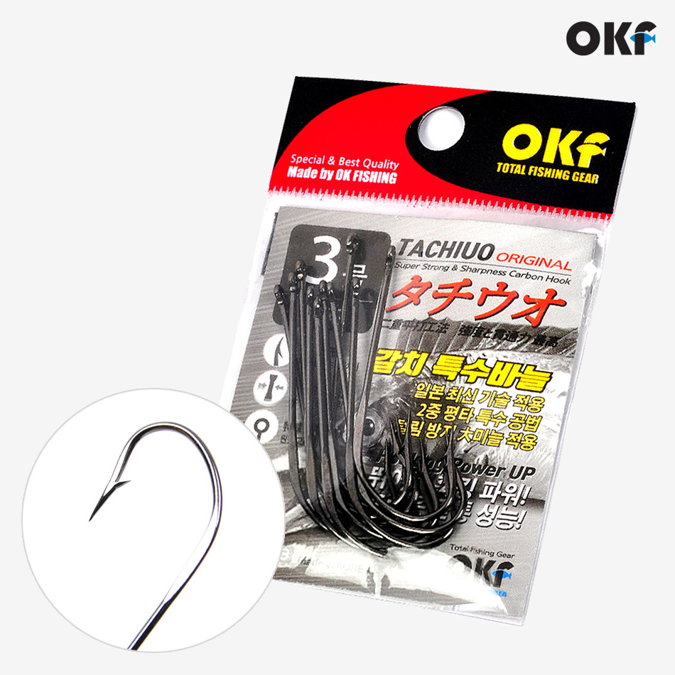 OK피싱 OKF-HK103 특수 갈치낚시바늘 3호 (10개입)